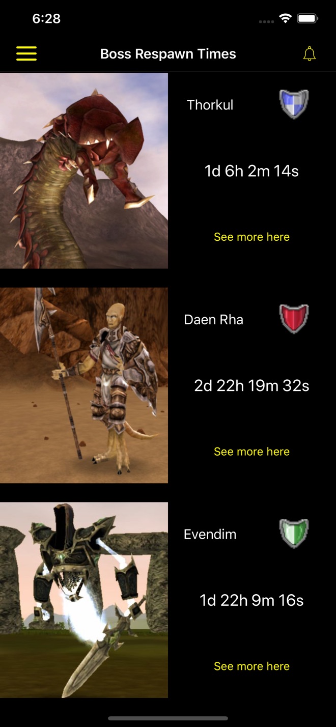 War Status for Regnum - capture iPhone 2