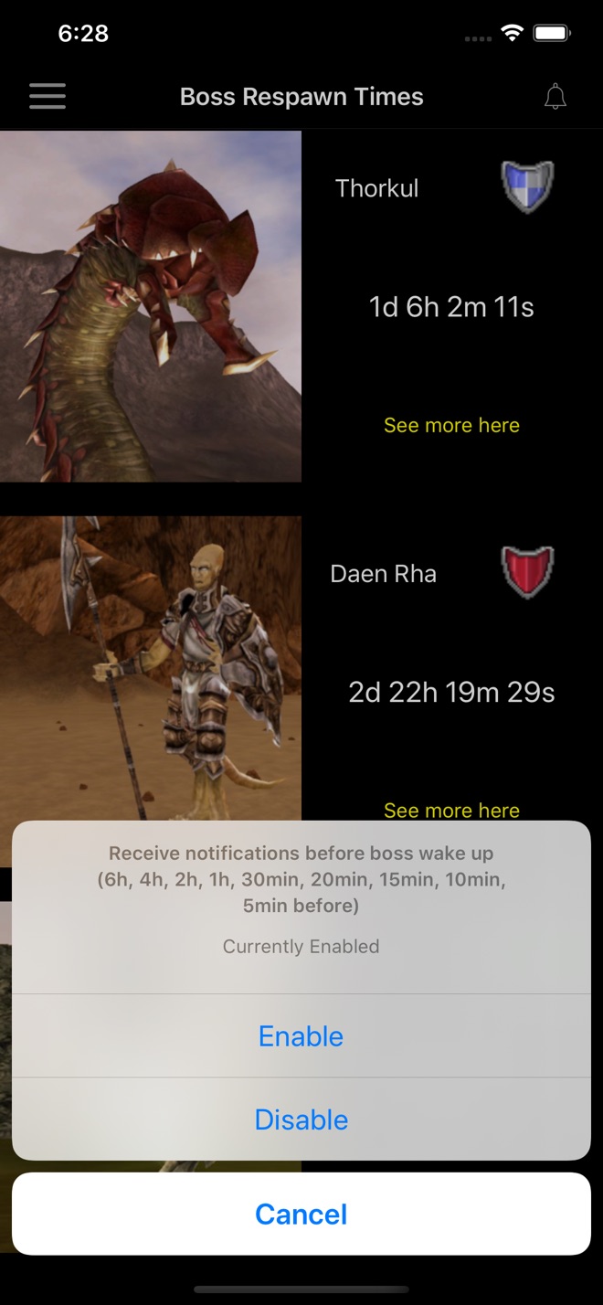 War Status for Regnum - capture iPhone 7